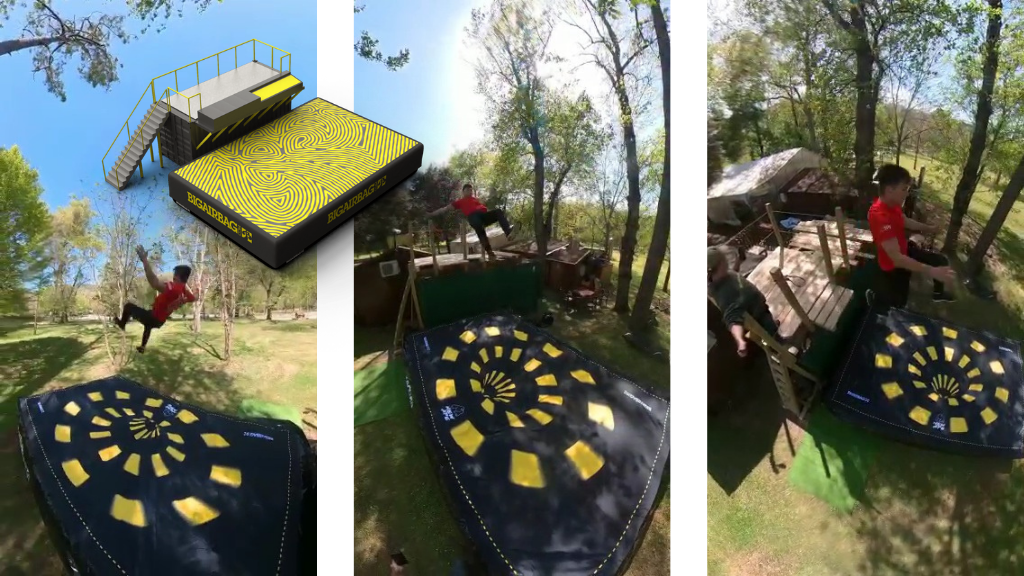 Salto libre BigAirBag