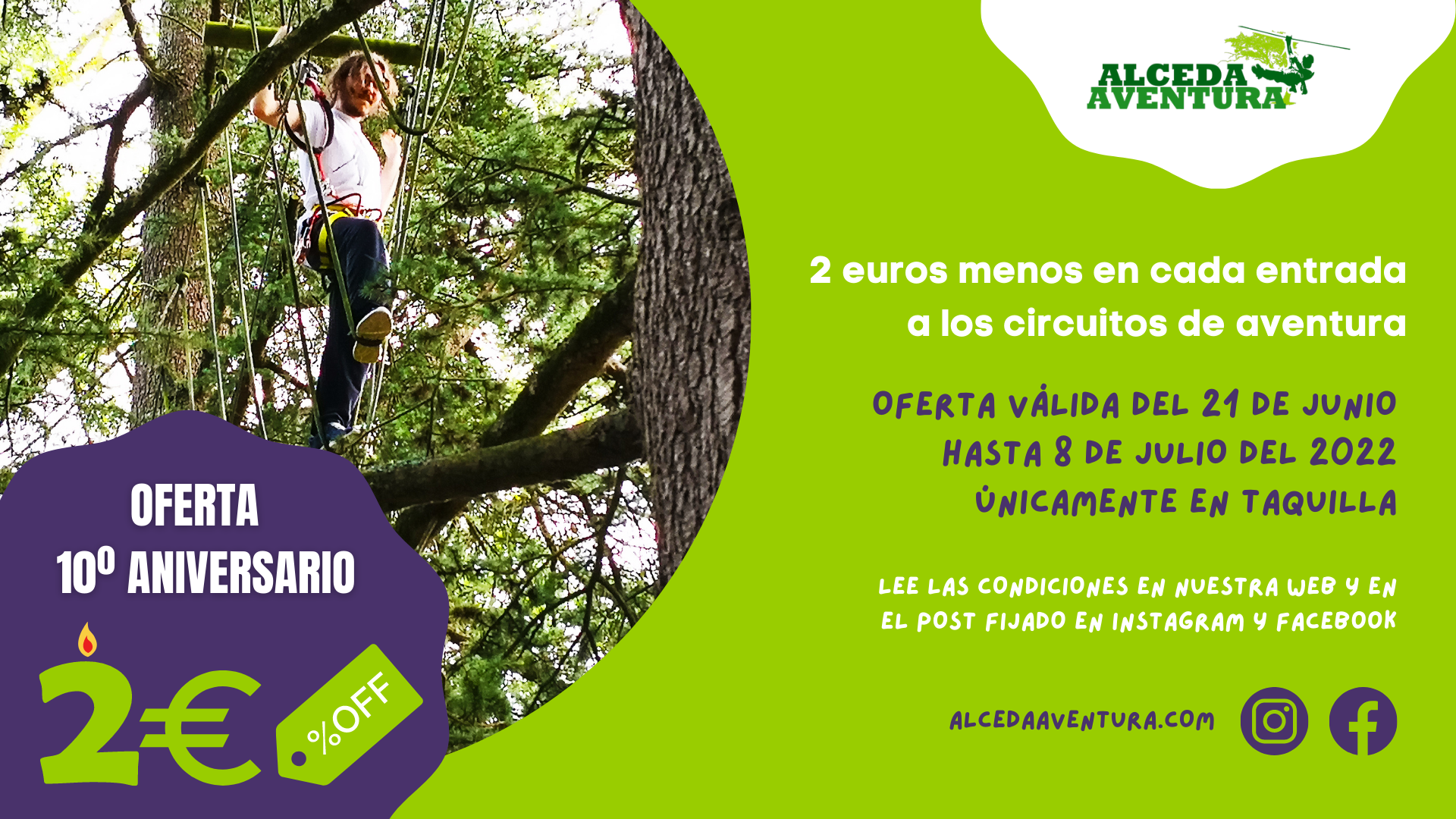 oferta en circuitos de aventura